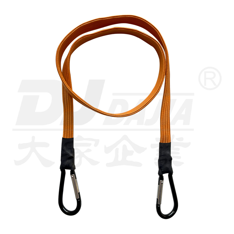 Cordos de bungee planos ajustáveis ​​4 em 1 corda de bungee para bicicleta
